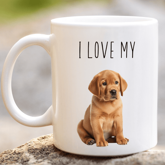 I Love My Red Fox Labrador Mug - Peppy & Sage
