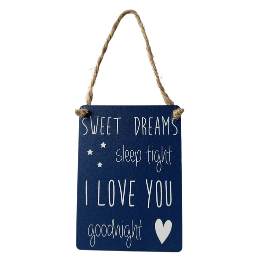 Mini Metal Sign Sweet Dreams - Peppy & Sage