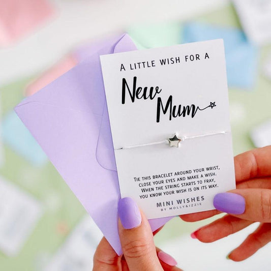 New Mum Wish Bracelet - Peppy & Sage