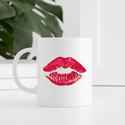 Red Lips Mug - Peppy & Sage