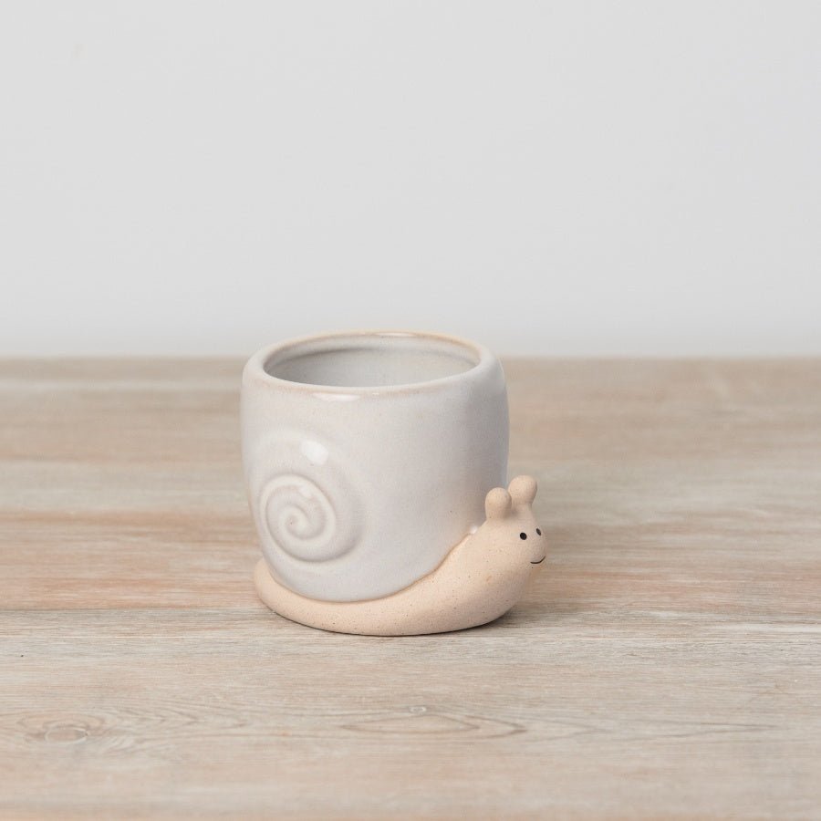 Snail Plant Pot - Peppy & Sage