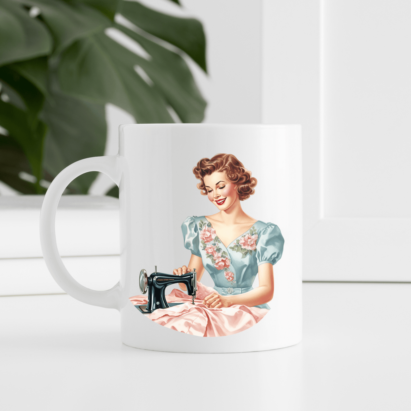 Vintage Sewing Mug - Peppy & Sage