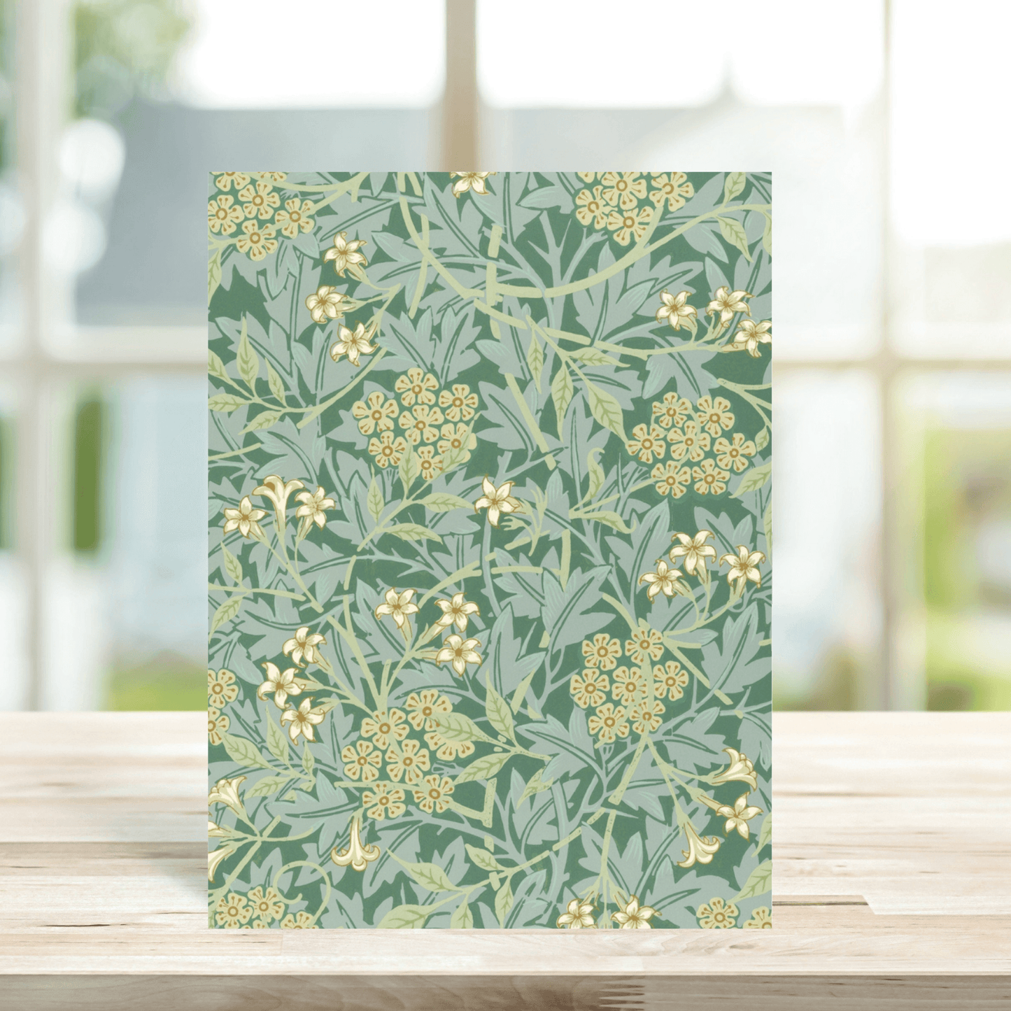 William Morris Jasmine Greetings Card - Peppy & Sage