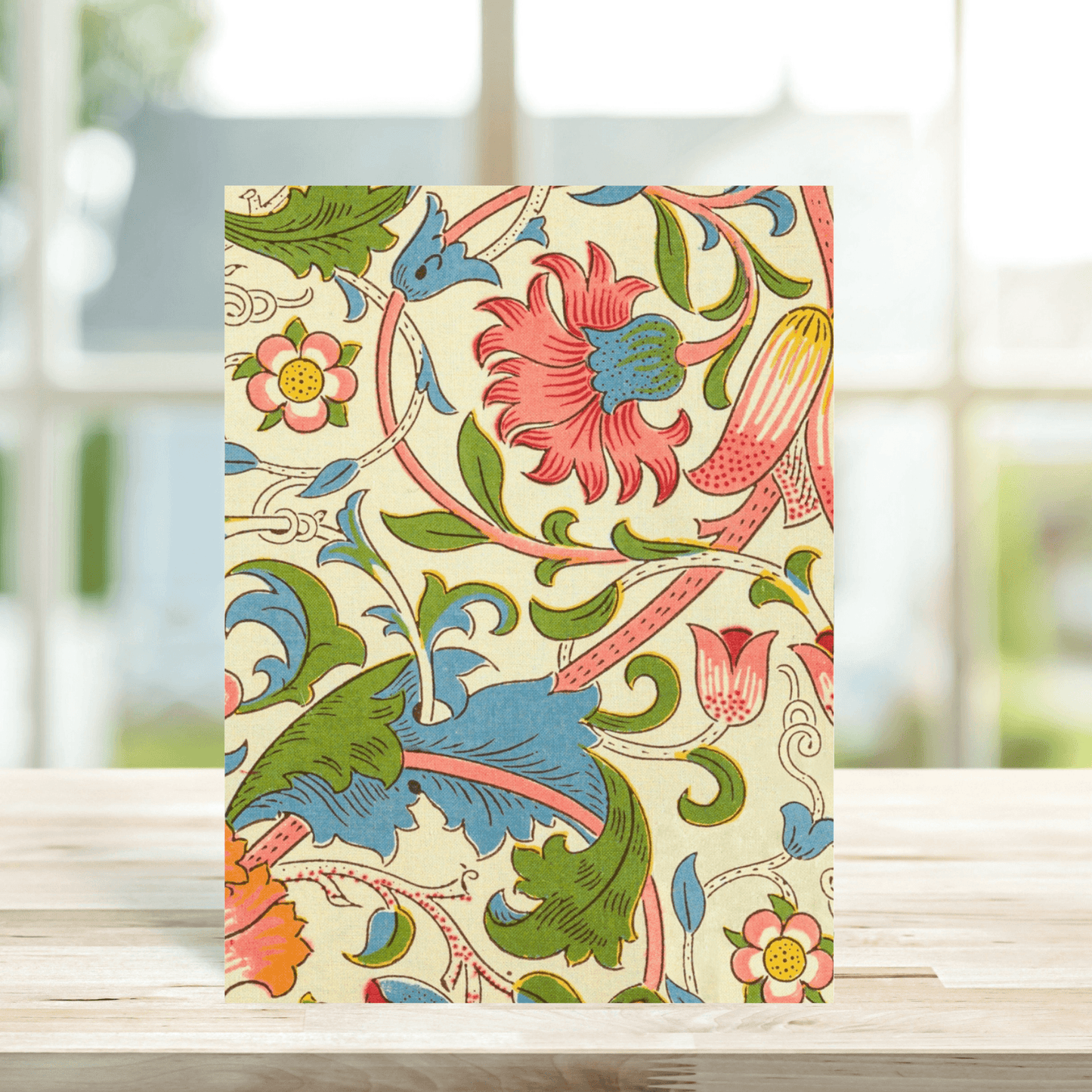 William Morris Lodden Greetings Card - Peppy & Sage