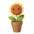 Knitted Smiley Sunflower In A Pot