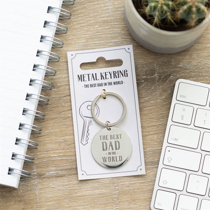 Best Dad In The World Keyring - Peppy & Sage