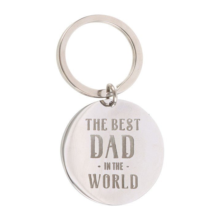 Best Dad In The World Keyring - Peppy & Sage