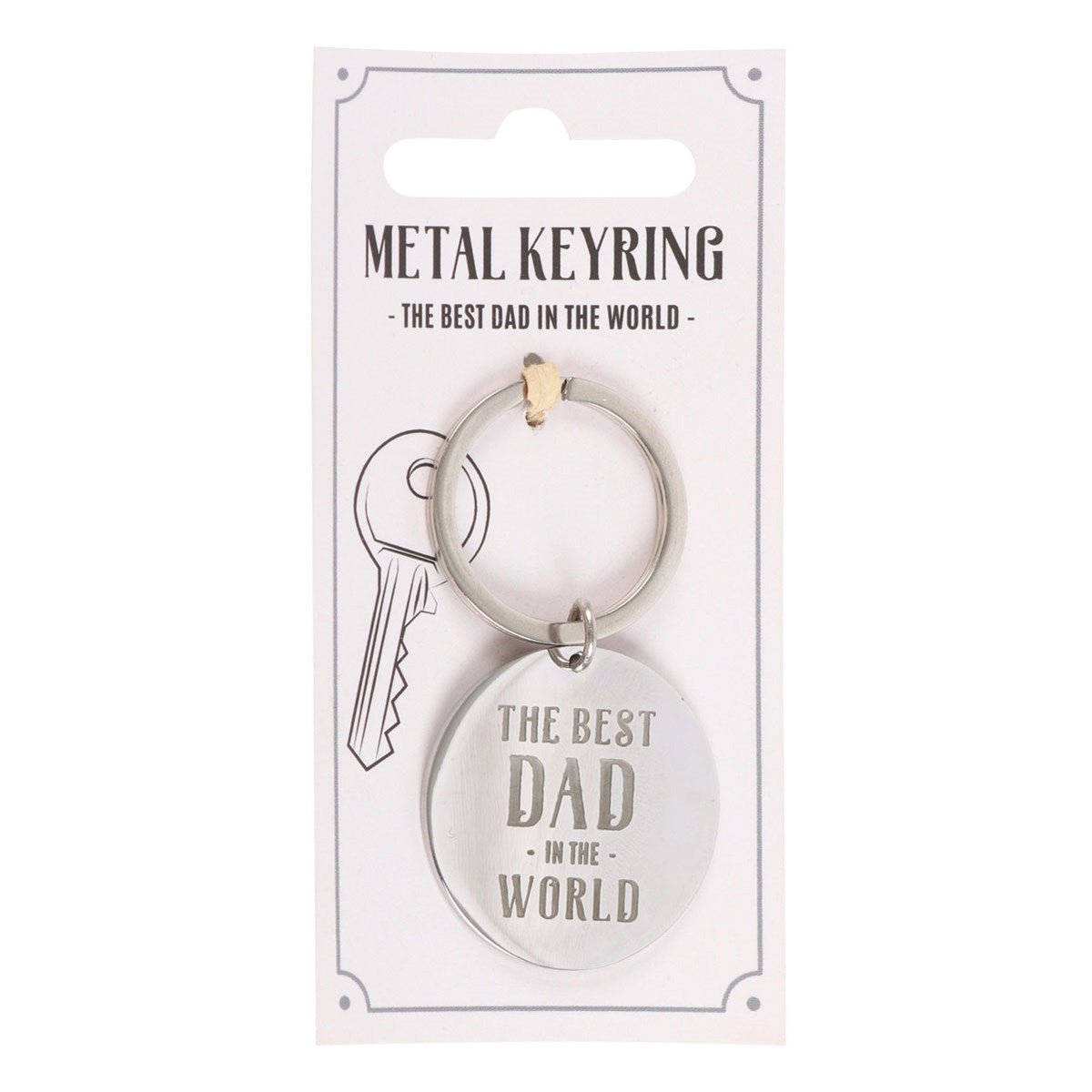 Best Dad In The World Keyring - Peppy & Sage