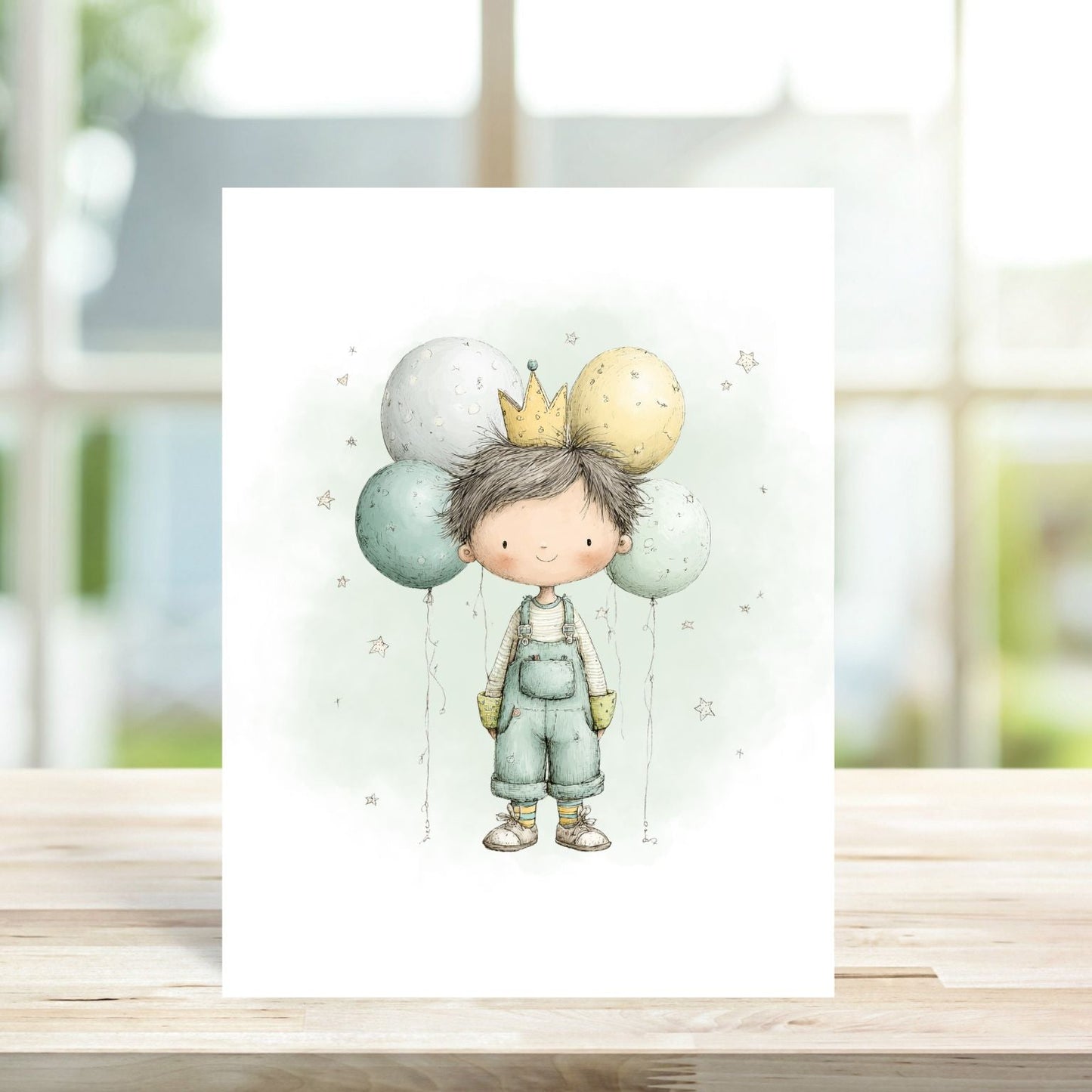 Birthday Boy Greetings Card - Peppy & Sage