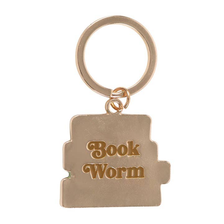 Book Worm Keyring - Peppy & Sage