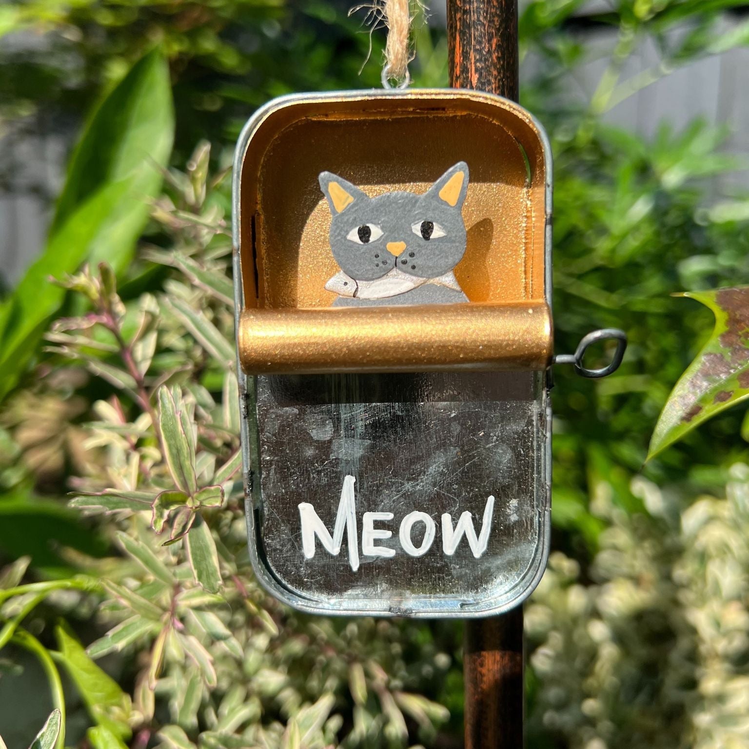 Cat In A Sardine Tin - 8.5cm - Peppy & Sage