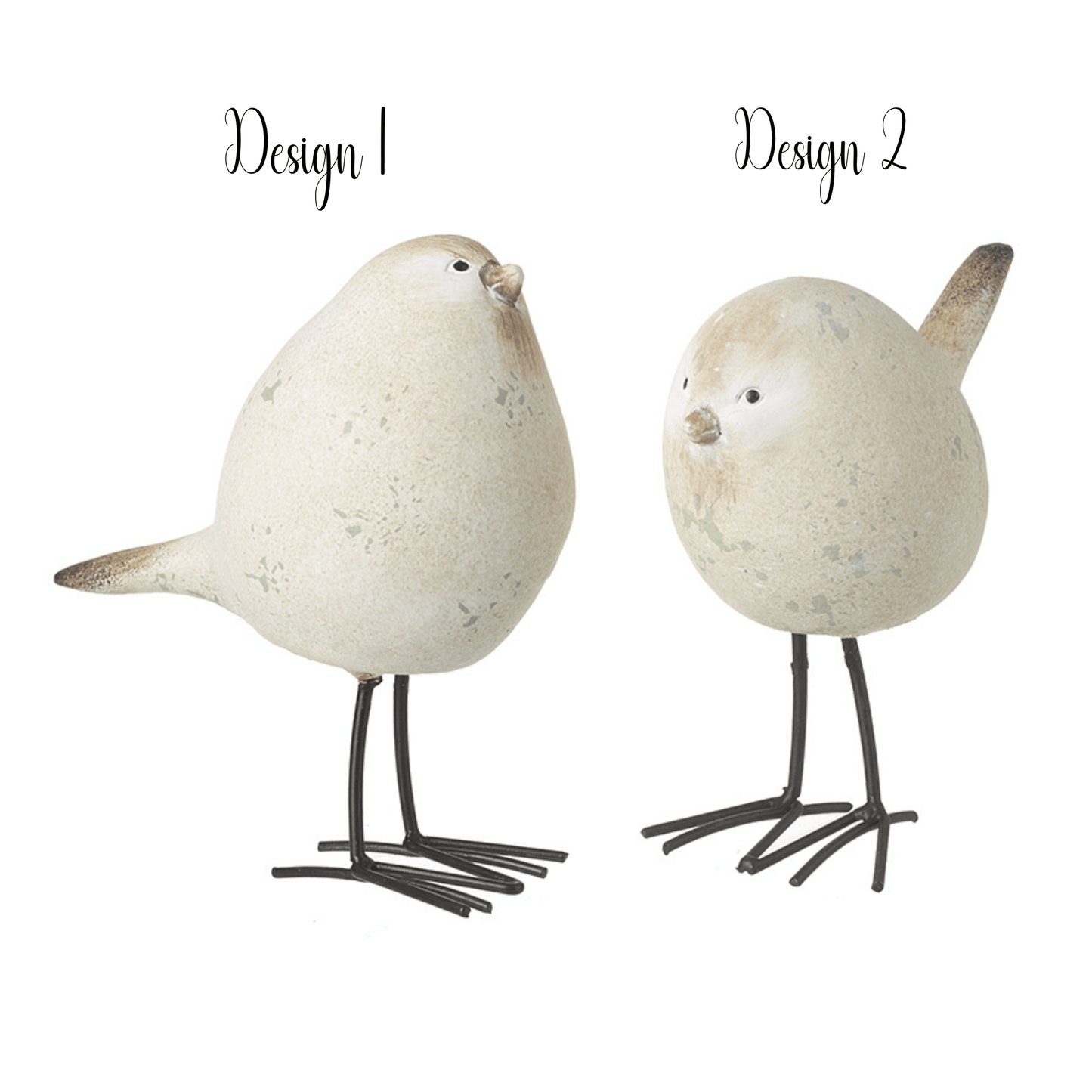 Ceramic Textured Bird - Choose Design - Peppy & Sage