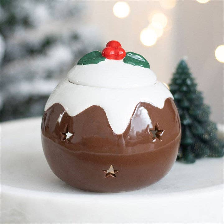 Christmas Pudding Oil Burner - Peppy & Sage