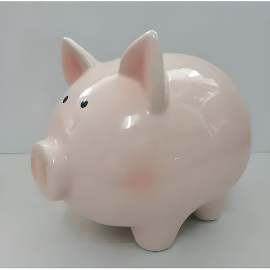 Classic Large Ceramic Piggy Bank - Peppy & Sage