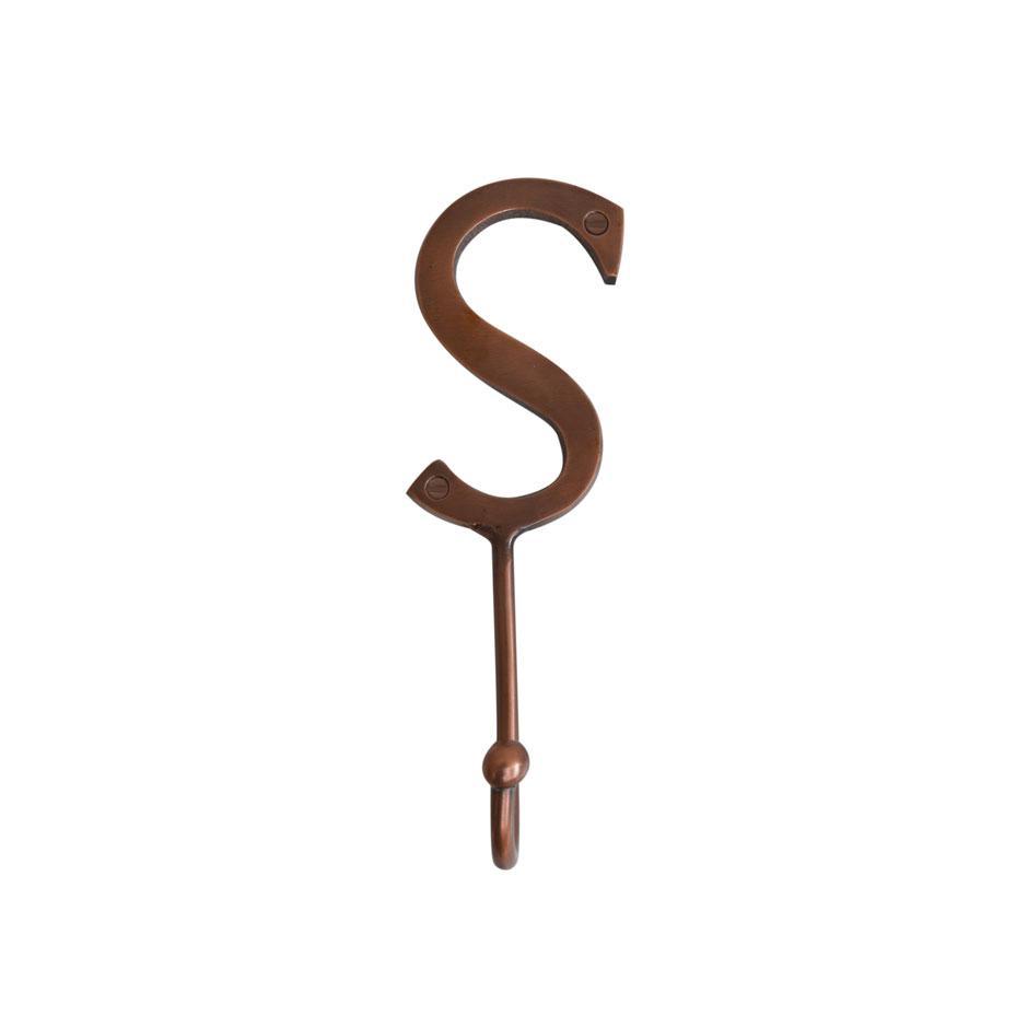 Copper Alphabet Hook - Peppy & Sage