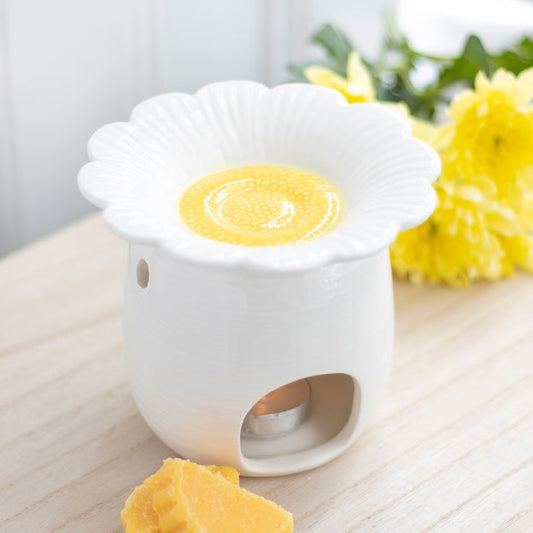 Daisy Flower Shaped Oil Burner - Peppy & Sage