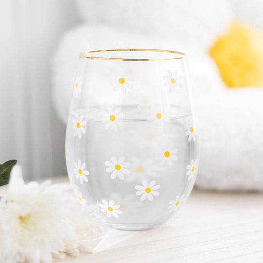 Daisy Stemless Glass - Peppy & Sage