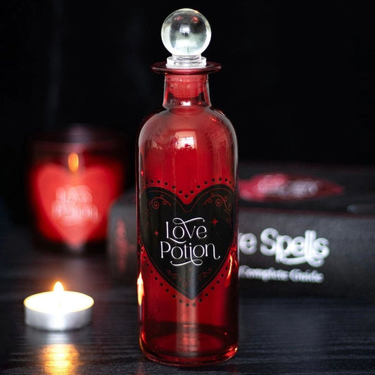 Decorative Glass Love Potion Bottle - Peppy & Sage