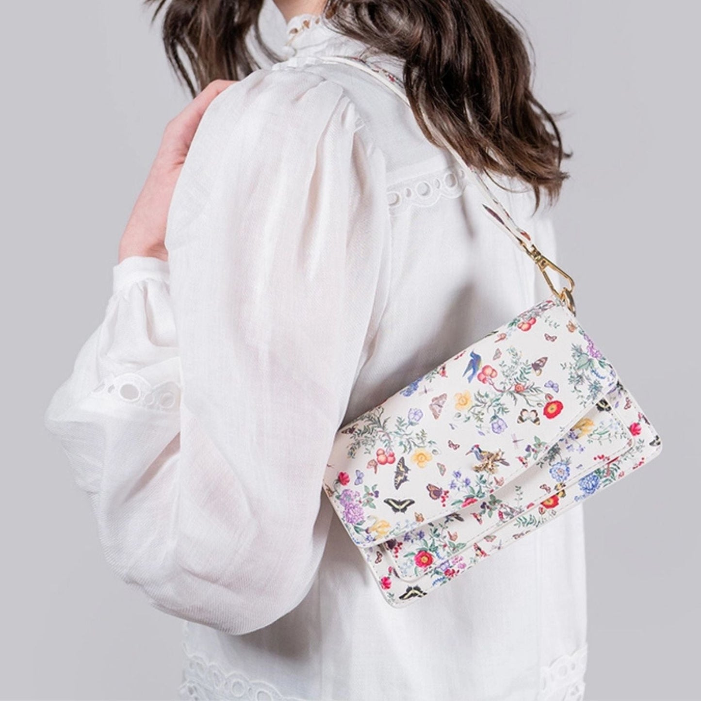 FABLE Alice Garden Shoulder Purse - Peppy & Sage