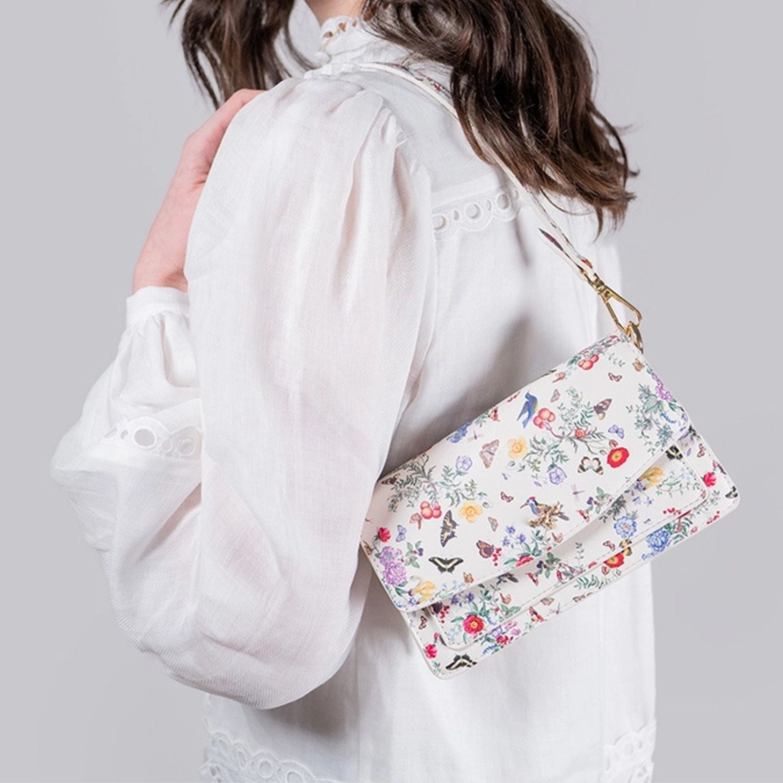 FABLE Alice Garden Shoulder Purse - Peppy & Sage