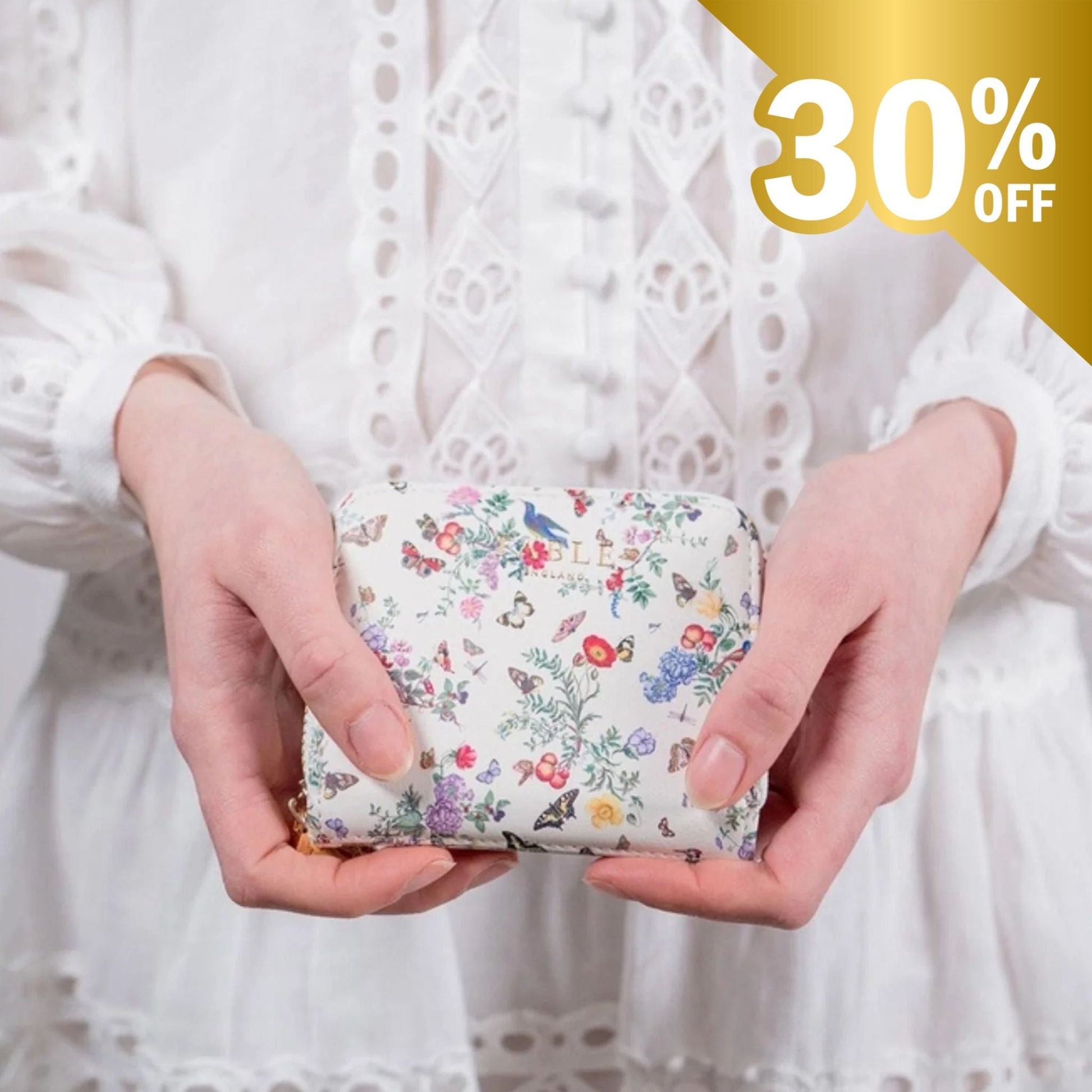 FABLE Alice Garden Small Wallet - Peppy & Sage