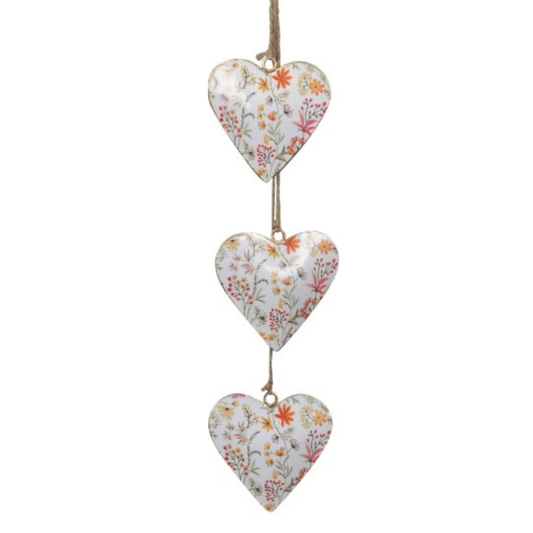 Floral Heart Hanger 50cm - Peppy & Sage