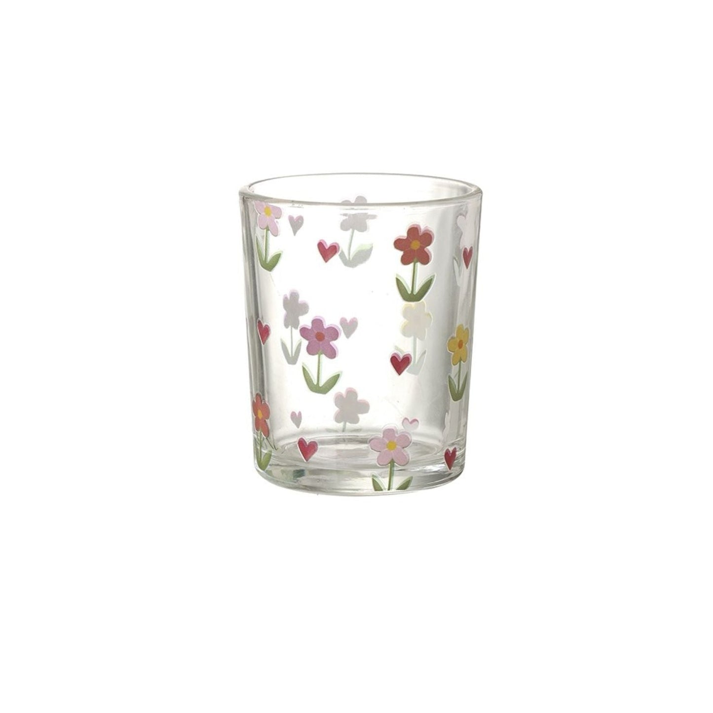 Flower Glass T - Light Holder - Choose from Flower & Heart or Flowers - Peppy & Sage