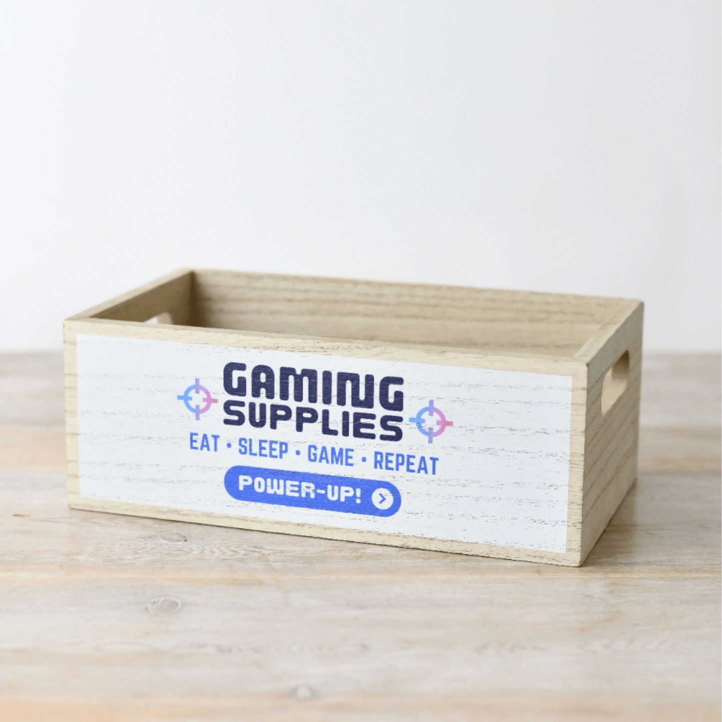 Gaming Supplies Storage Crate - Peppy & Sage