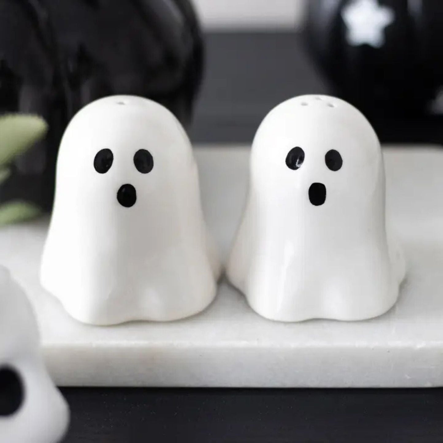Ghost Salt and Pepper Shakers - Peppy & Sage