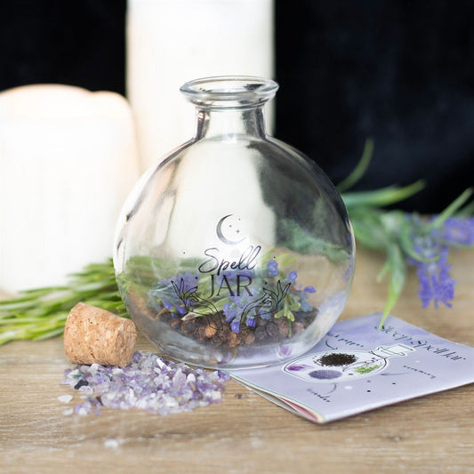 Glass Spell Jar With Recipe Booklet - Peppy & Sage