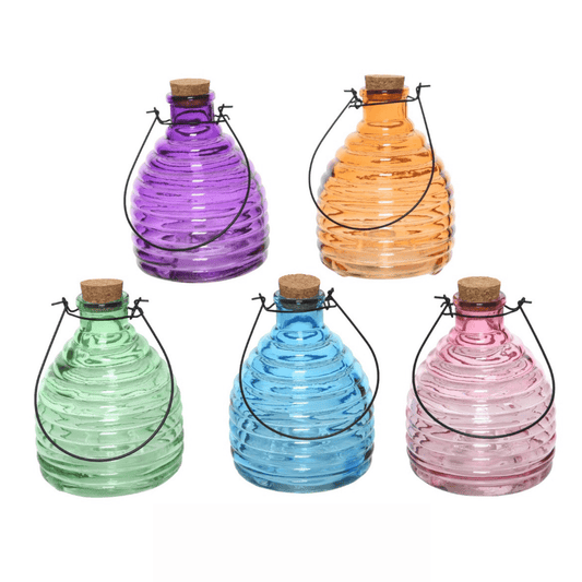 Glass Wasp Catcher - Choose Colour - Peppy & Sage