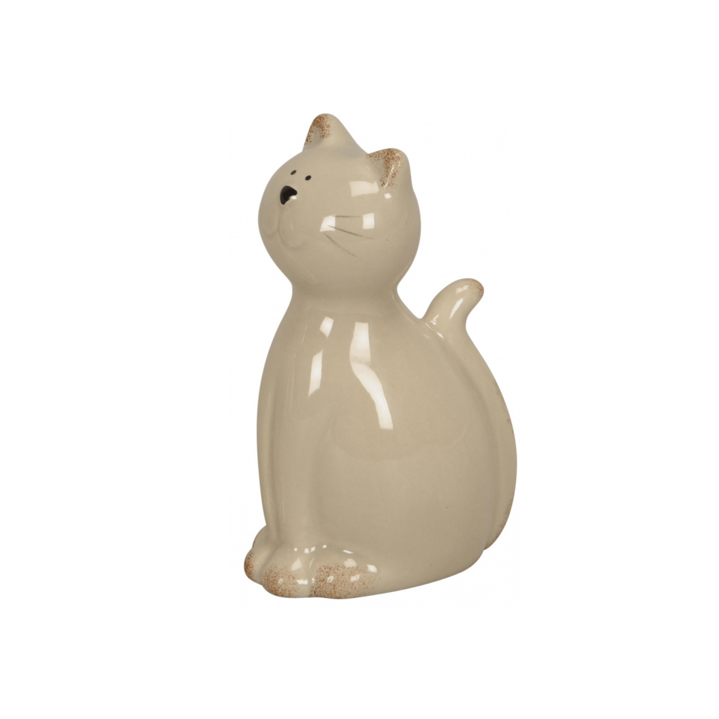 Glazed Cat Ornament - Choose Colour - Peppy & Sage