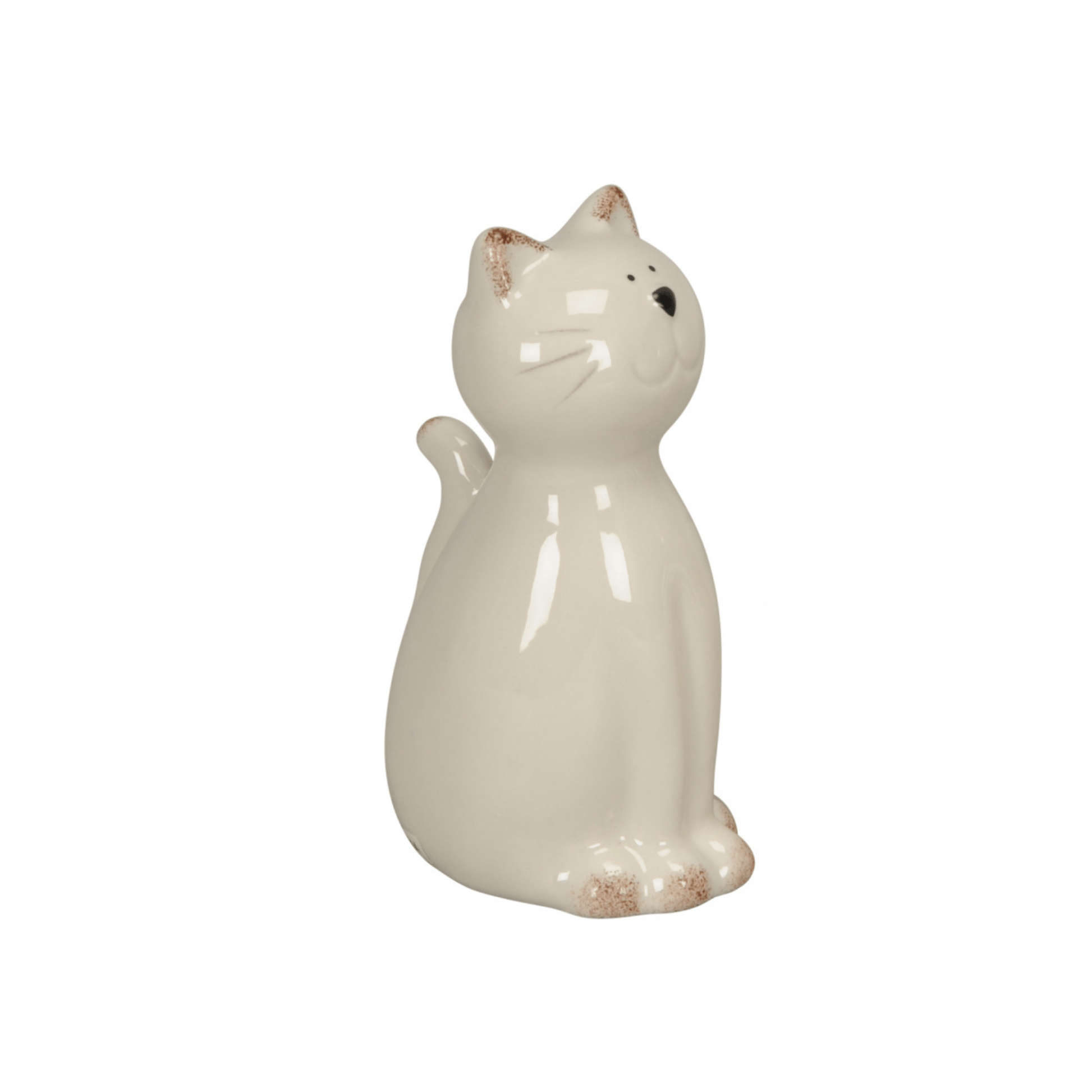 Glazed Cat Ornament - Choose Colour - Peppy & Sage