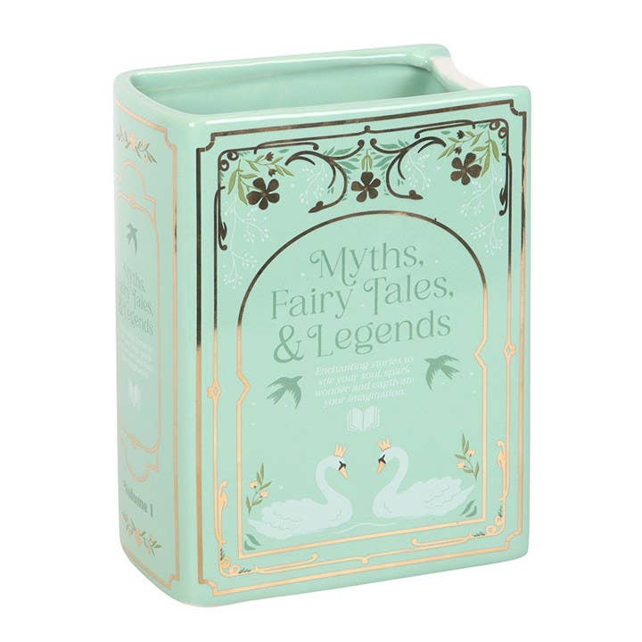 Green Book Shaped Vase - Peppy & Sage