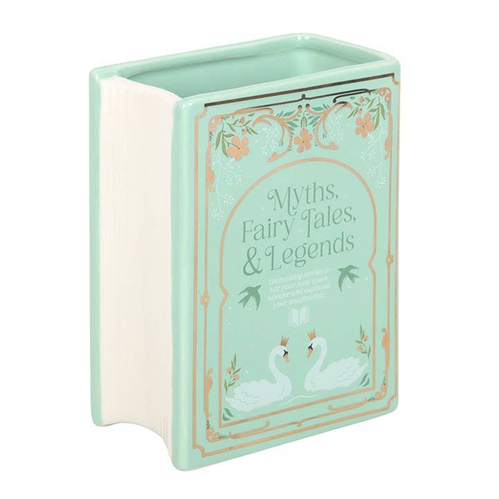 Green Book Shaped Vase - Peppy & Sage