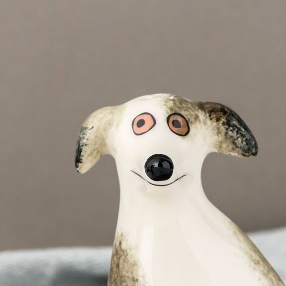 Handmade Ceramic Scruffy Dog Salt and Pepper Shakers - Hannah Turner's Pottery - Peppy & Sage