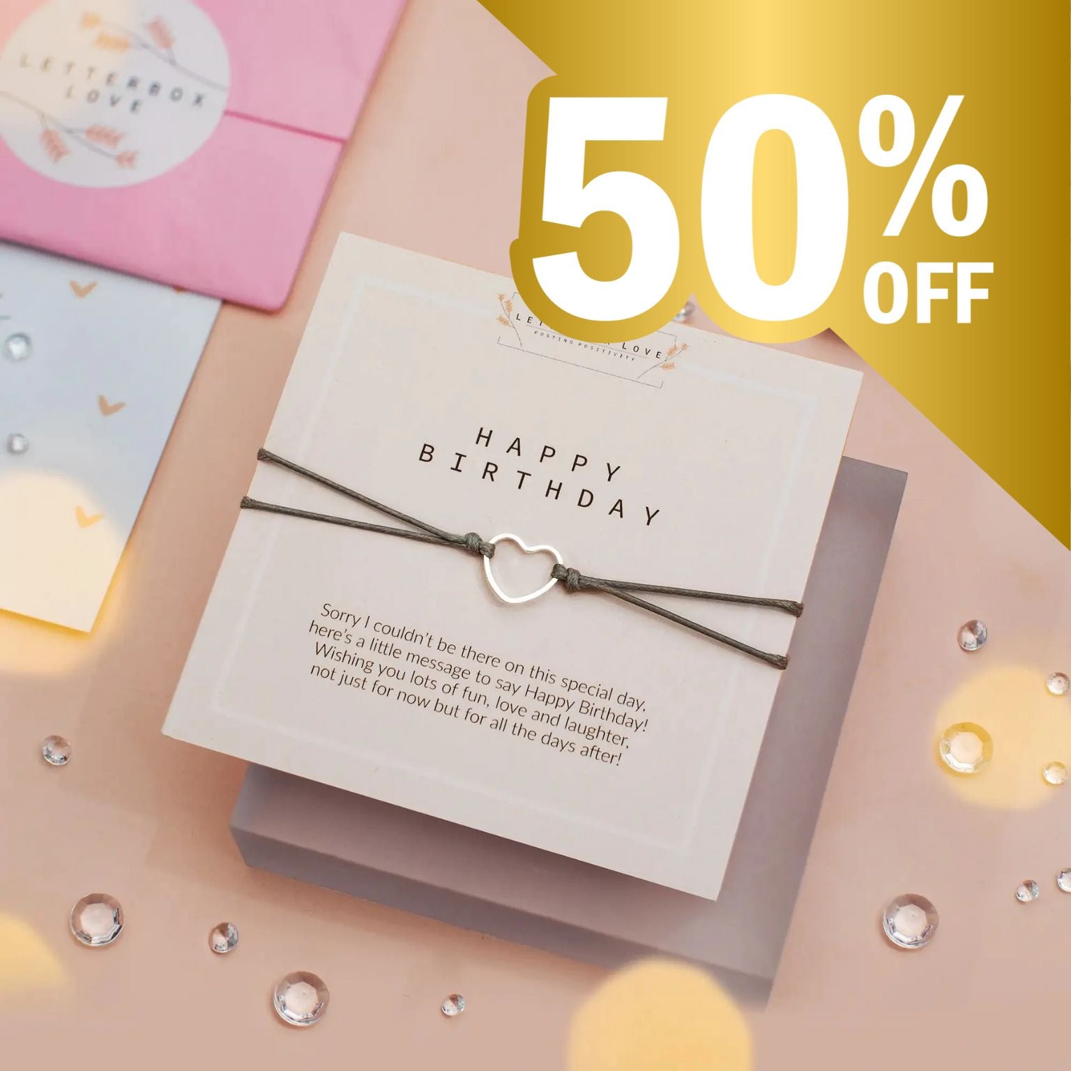 Happy Birthday Wish Bracelet - Peppy & Sage