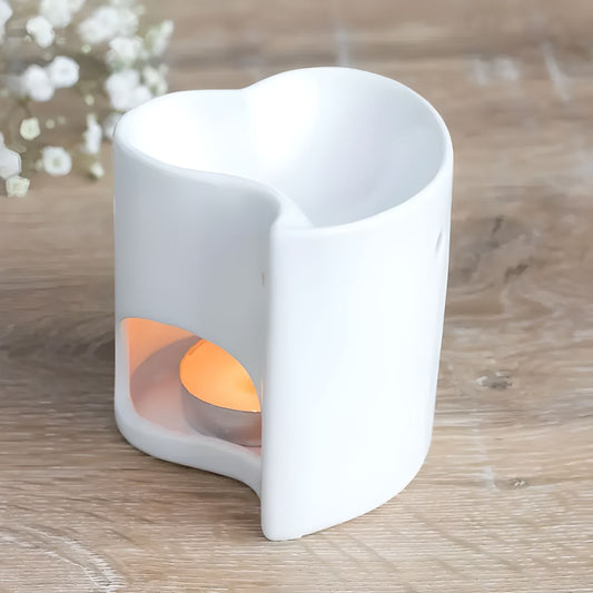 Heart Oil Burner and Wax Warmer - Peppy & Sage