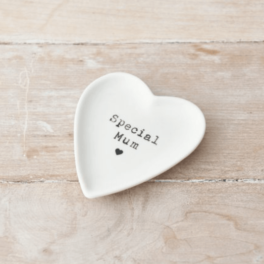 Heart Shaped Mum Trinket Dish - Peppy & Sage