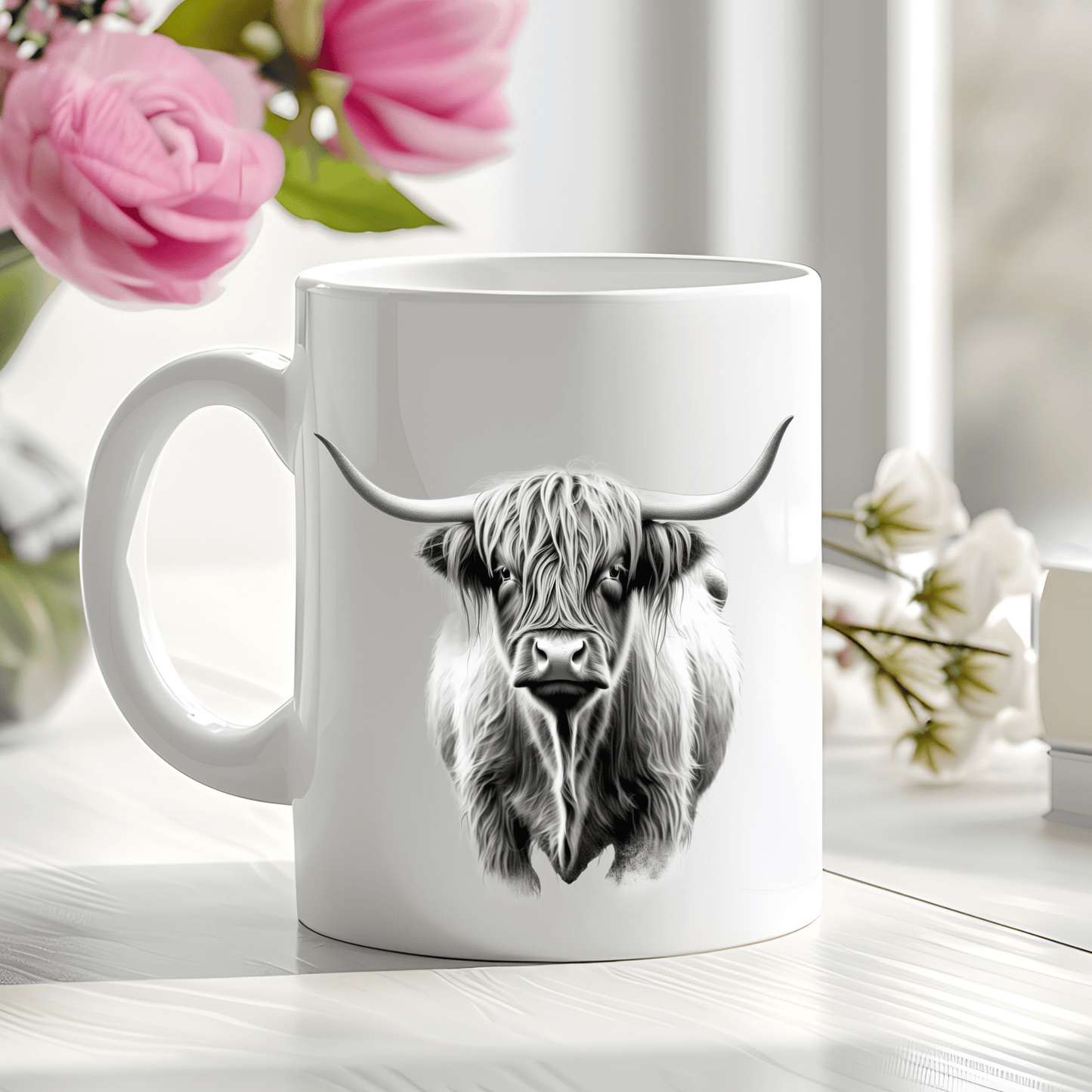 Highland Cow Mug - Peppy & Sage