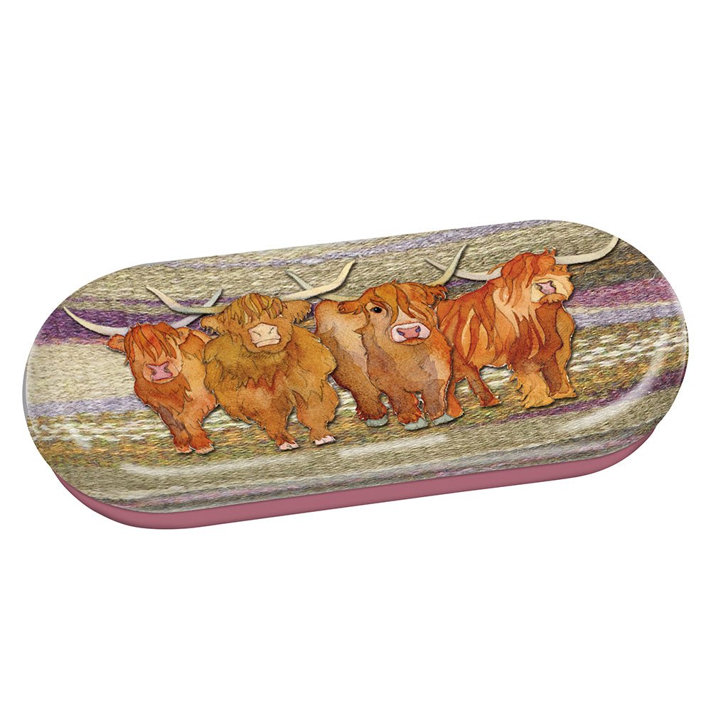 Highland Cows Glasses Case - Emma Ball - Peppy & Sage