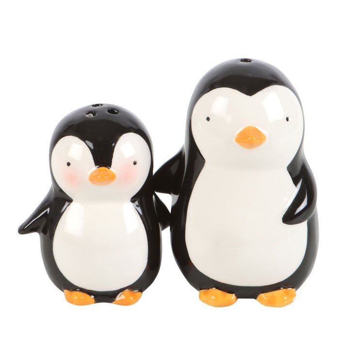 Hugging Penguins Winter Salt and Pepper Shakers - Peppy & Sage