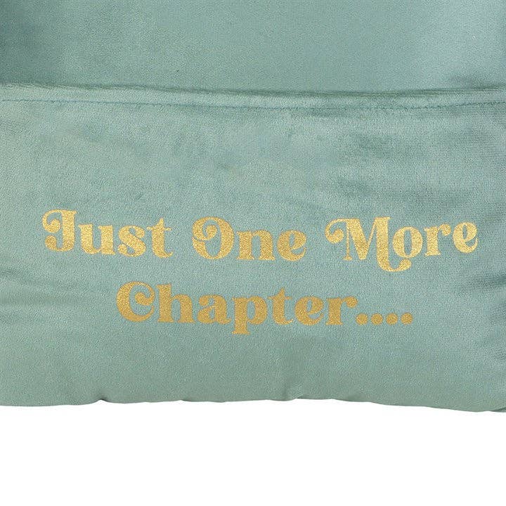 Just One More Chapter Cushion with Book Pocket - Peppy & Sage