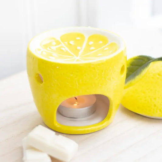 Lemon Oil Burner and Wax Warmer - Peppy & Sage
