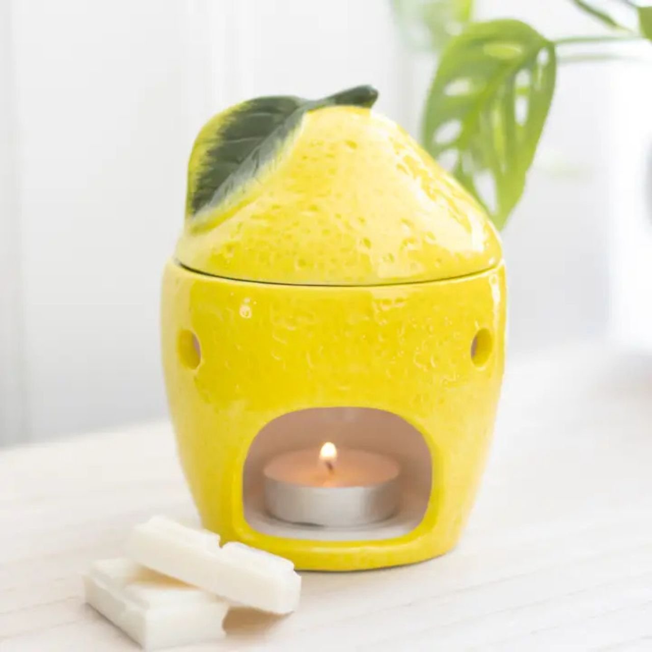 Lemon Oil Burner and Wax Warmer - Peppy & Sage