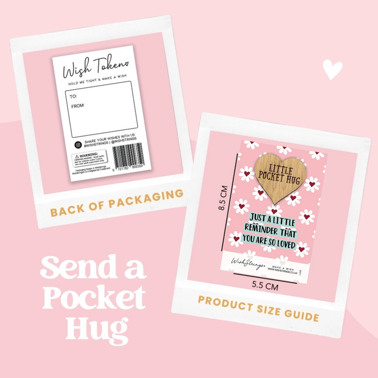 Little Pocket Hug - Just A Little Reminder That You Are So Loved - Peppy & Sage