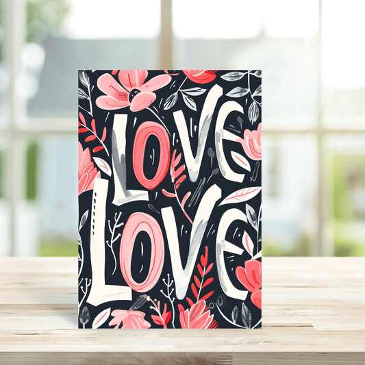 Love Love Greetings Card - Peppy & Sage