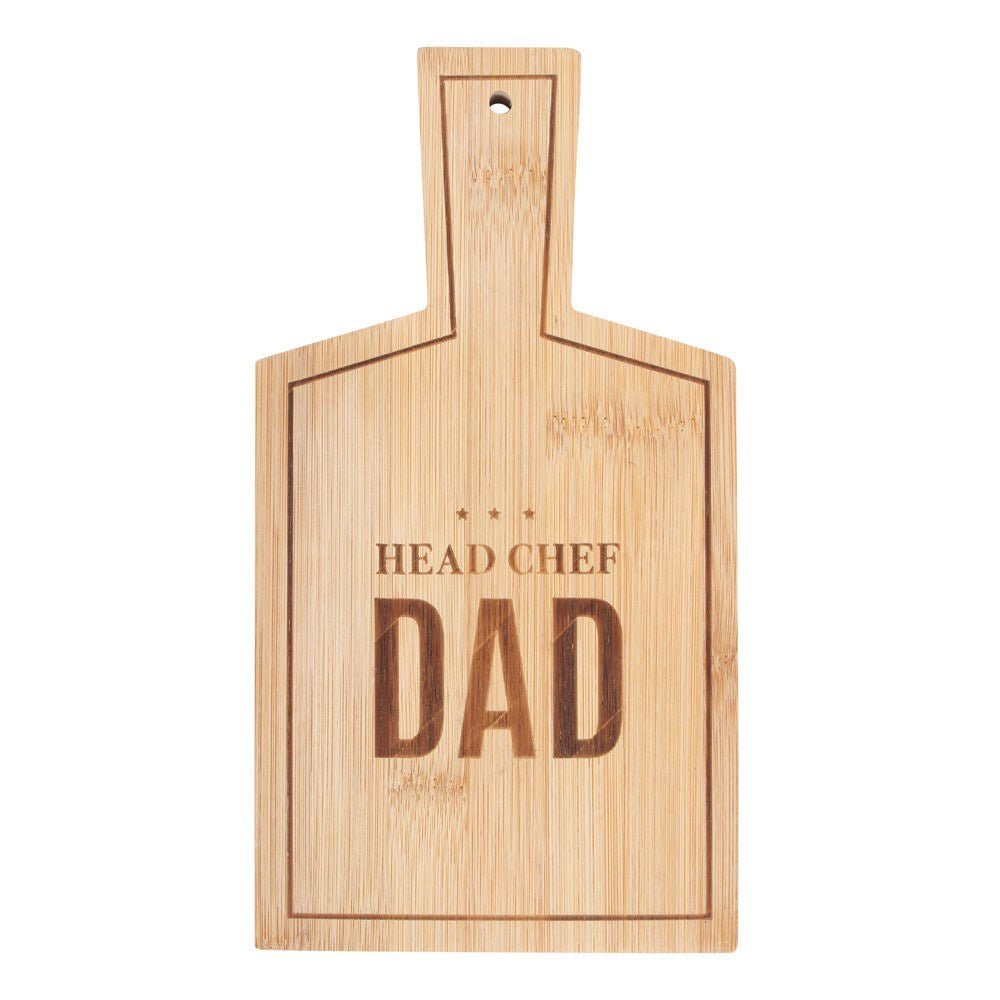 Mini Bamboo "Head Chef Dad" Serving Board - Peppy & Sage