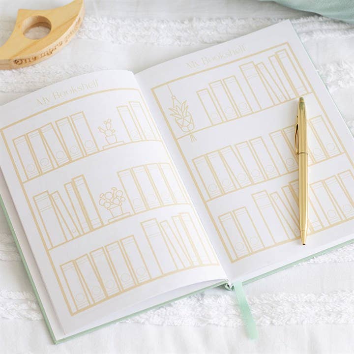 My Reading Journal A5 Notebook - Peppy & Sage