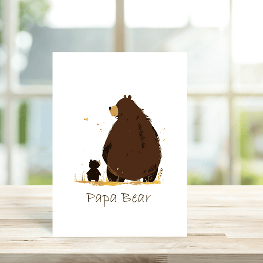 Papa Bear Card - Peppy & Sage